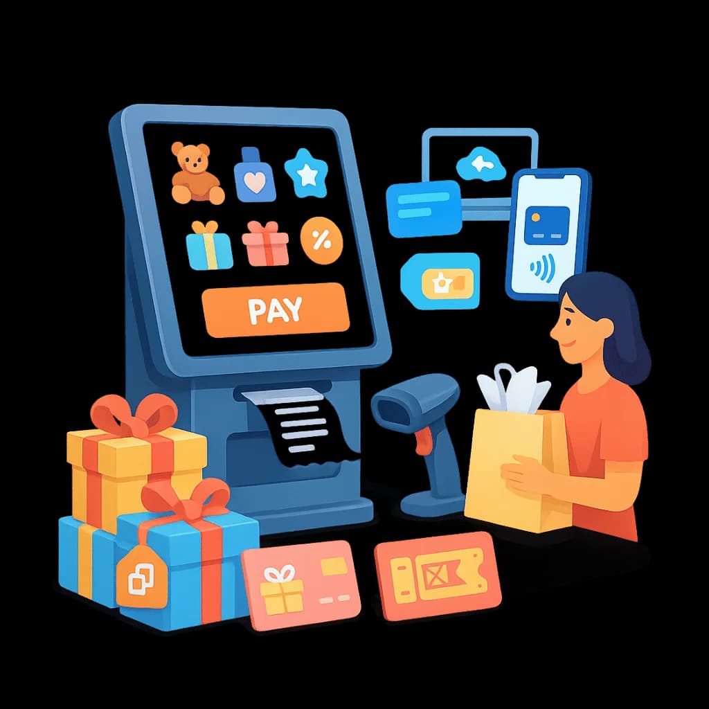 The Partnr gift-shop POS configuration